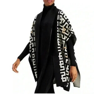Anne Klein Cape with attached Scarf Size Small